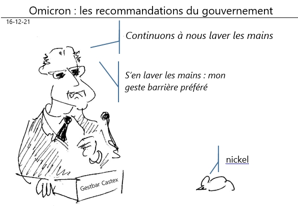 16/12/2021 : covid - omicron: les recommandations du gouvernement : continuons à nous laver les mains !