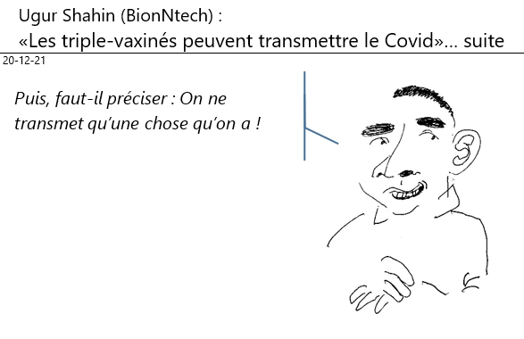 20/12/2021 : covid - Ugur Sahin (biontech) : trois injection du vaxin ça ne suffit pas !