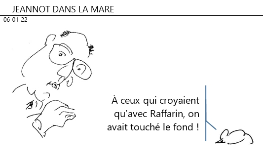 06/01/2022 : les astuces de Jeannot au fond de la mare