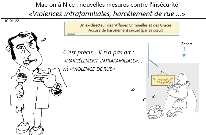 10/01/2022 : Macron à Nice: nouvelles mesures contre l'insécurité