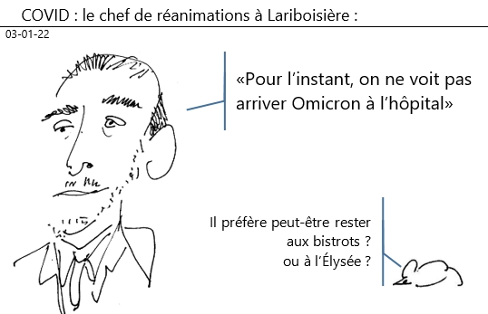 03/01/2022 : covid - Le chef de service réa à Lariboisière: «Pour l'instant, on ne voit pas Omicron à l'hôpital»
