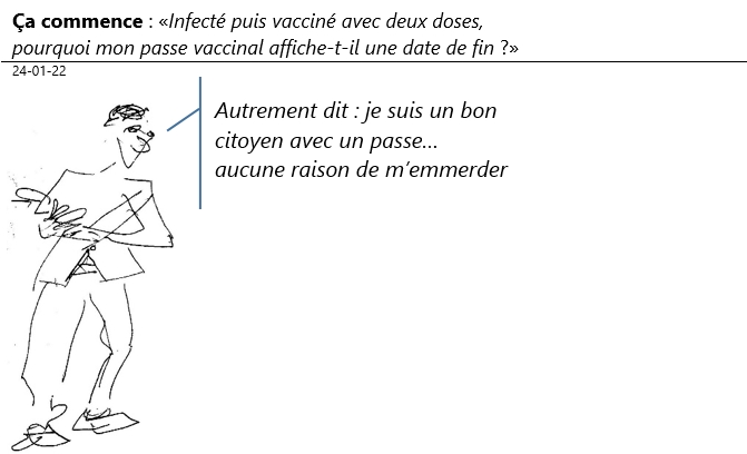 24/01/22 - passe vaxinal: premiers bugs»