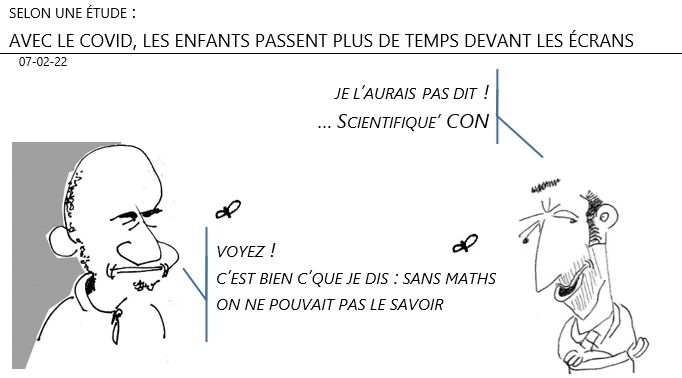 07/02/22 - selon une ÉTUDE: avec le covid, les enfants passent plus de temps devant les écrans