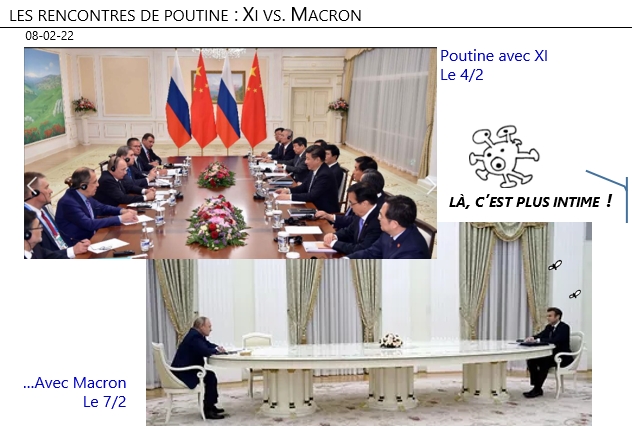 08/02/22 - Les rencontres de Poutine: Xi vs. Macron !