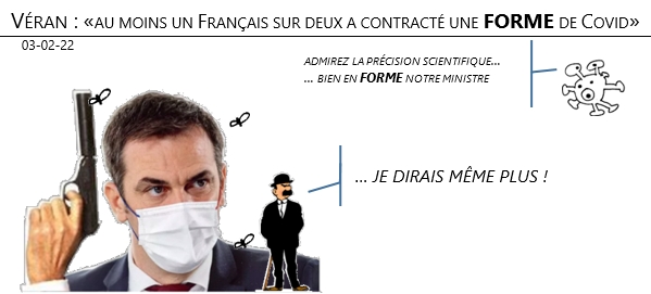 03/02/22 - Véran : «'au moins' un français sur deux a contracté une 'forme' de covid»