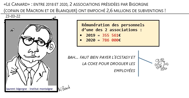 23/03/22 - 2 associations présidées par Laurent Bigorgne, ont empoché 2,6 millions d'aides. Pour des résultats médiocres !
