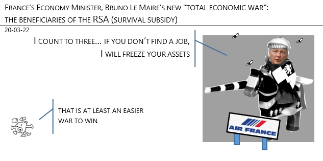 20/03/22 - France’s Economy Minister, Bruno Le Maire’s new 