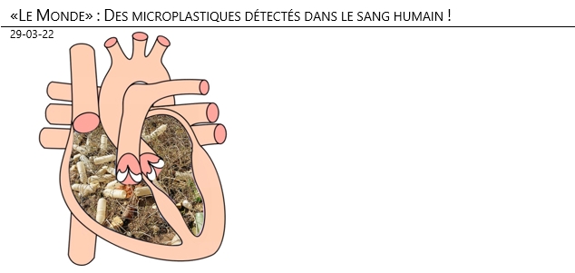 29/03/22 - «Le Monde» : Des microplastiques détectés dans le sang humain !