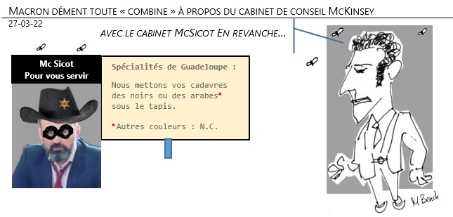 27/03/22 - Macron dément toute « combine » à propos du cabinet de conseil McKinsey