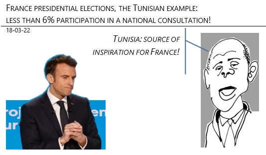 18/03/22 - France's presidential elections: The Tunisain example - less than 6% particippation!