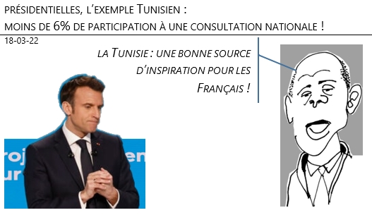 18/03/22 - présidentielles : l'exemple tunisien: moins de 6% de participation !