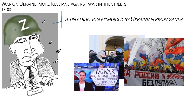 15/03/22 - Ukraine: Anti-war Russians in the streets (and on TV!)