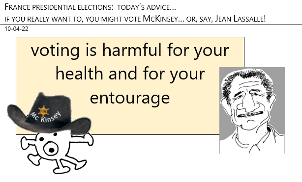 10/04/22 - 	France Presidential elections: today’s advice!