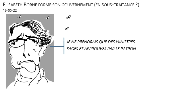 19/05/22 - Elisabeth Borne forme son gouvernement (en sous-traitance ?)