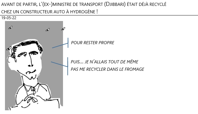 19/05/22 - l’(ex-)ministre de transport (Djibbari) déjà casé chez un constructeur auto à hydrogène !