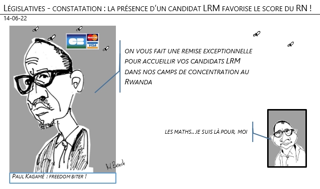 14/06/22 - Législatives - constatation : la présence d’un candidat LRM favorise le score du RN !