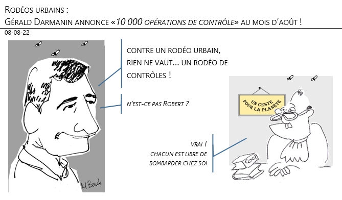 08/08/22 - Rodéos urbains : Gérald Darmanin annonce «10 000 opérations de contrôle» au mois d’août !
