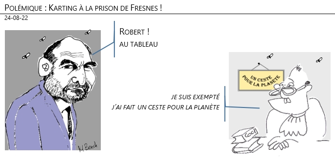 24/08/22 - Polémique : Karting à la prison de Fresnes !
