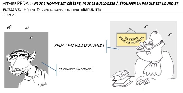 30/09/22 - Affaire PPDA : « Plus l'homme est célèbre, plus le bulldozer à étouffer la parole est lourd et puissant ». Hélène Devynck, dans son livre «Impunité» !