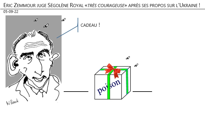 05/09/22 - Eric Zemmour juge Ségolène Royal «très courageuse» après ses propos sur l’Ukraine !