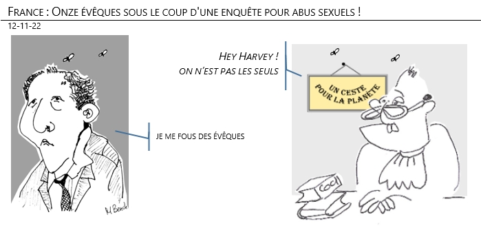 12/11/2022 - France : Onze évêques sous le coup d'une enquête pour abus sexuels !