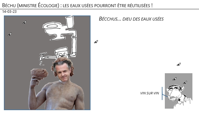 14/03/2023 – Béchu (ministre Écologie) : les eaux usées pourront être réutilisées !