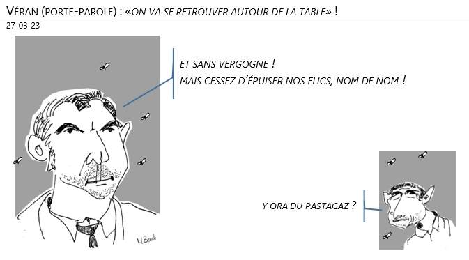 27/03/2023 – Véran (porte-parole) : «on va se retrouver autour de la table» !