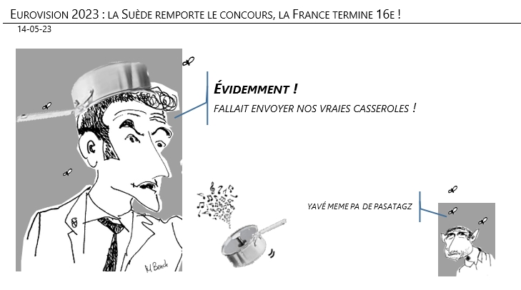 14/05/2023 – Eurovision 2023 : la Suède remporte le concours, la France termine 16e !