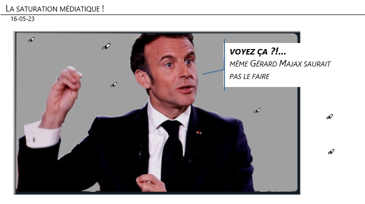 16/05/2023 – La saturation médiatique !