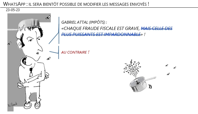 23/05/2023 – WhatsApp : il sera bientôt possible de modifier les messages envoyés !
