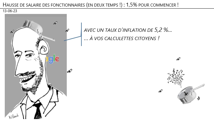13/06/2023 – Hausse de salaire pour les fonctionnaires (en deux temps !) : 1.5% pour commencer !