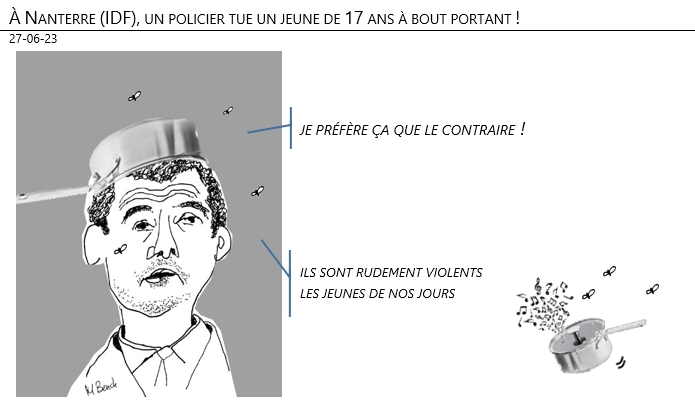 27/06/2023 – À Nanterre (IDF), un policier tue un jeune de 17 à bout portant !