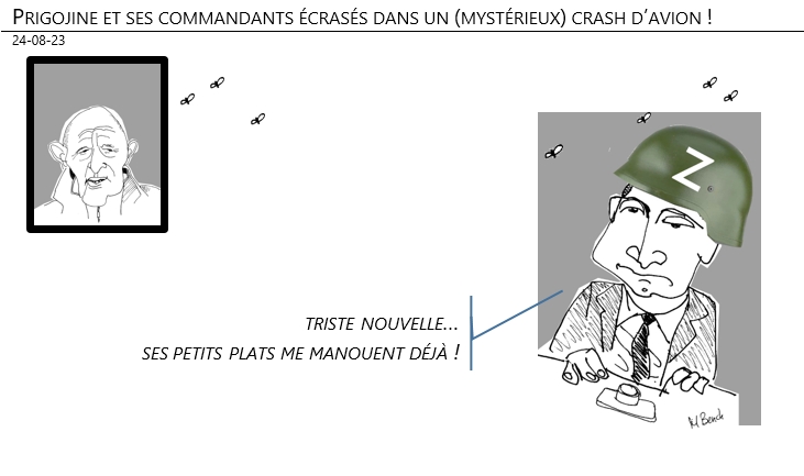 24/08/2023 – Prigojine et ses commandants écrasés dans un (mystérieux) crash d’avion !