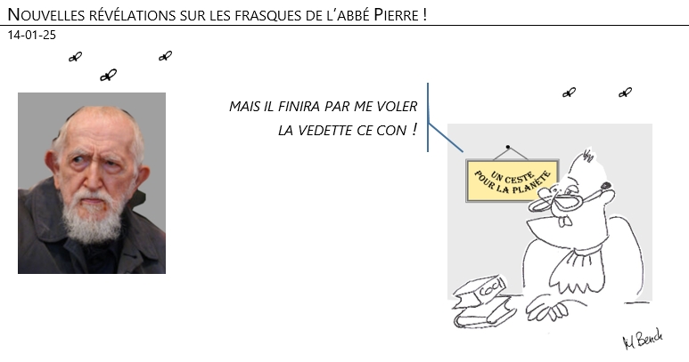 14/01/2025 – Nouvelles révélations sur les frasques de l’abbé Pierre !