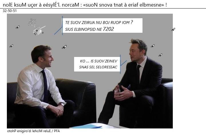 15/05/2023 – Elon Musk reçu à l’Élysée. Macron : «Nous avons tant à faire ensemble» !